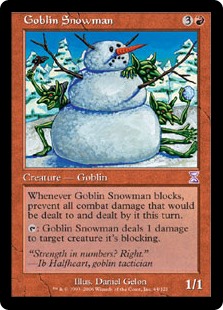 Goblin Snowman (Foil)